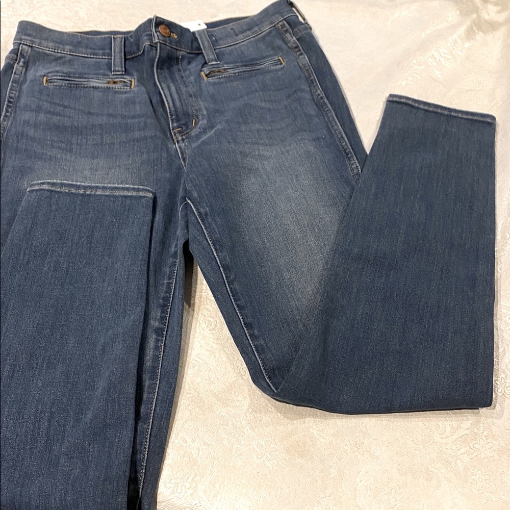 Madewell Roadtripper Jean Jeggings 28Tall with Magic Zip Pockets NWT